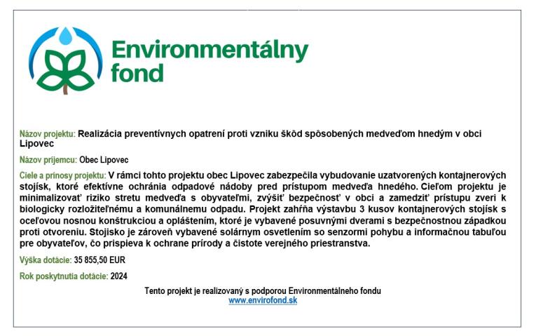 Stojiská proti medveďovi hnedému